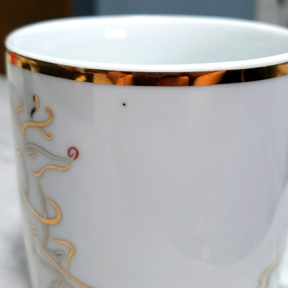 Rudolph Flying Right Gold Rimmed Mug - Picture 5 of 7